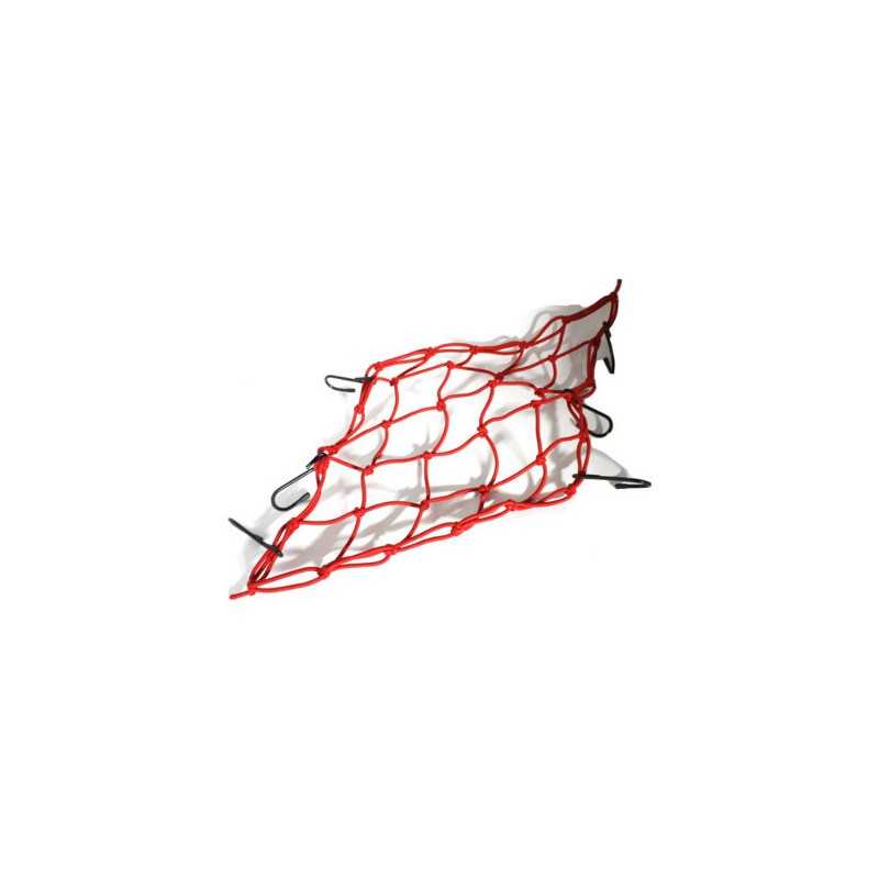 Elastic net or mesh carrier to transport items on the motorcycle