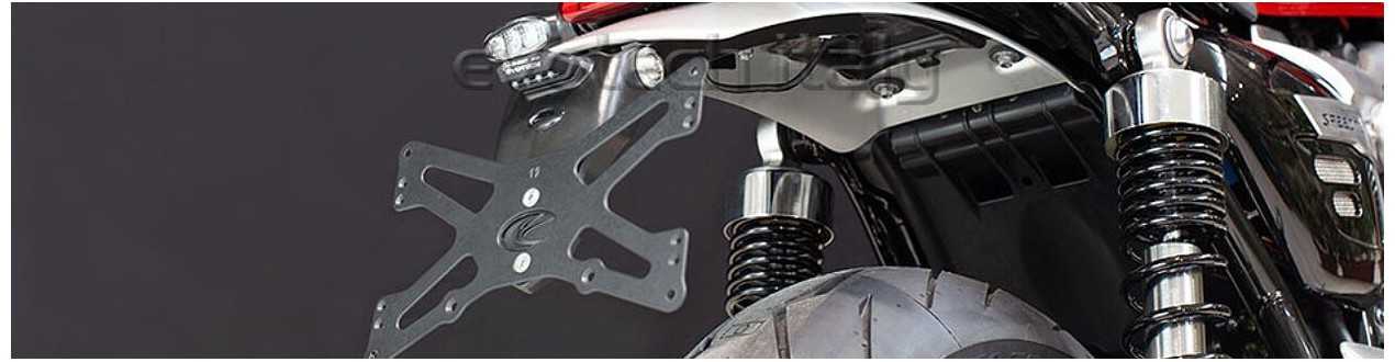 License plate holder for motorcycle Buy Online! - Mototic