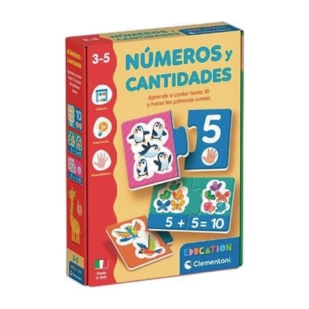 juego educativo de números y cantidades