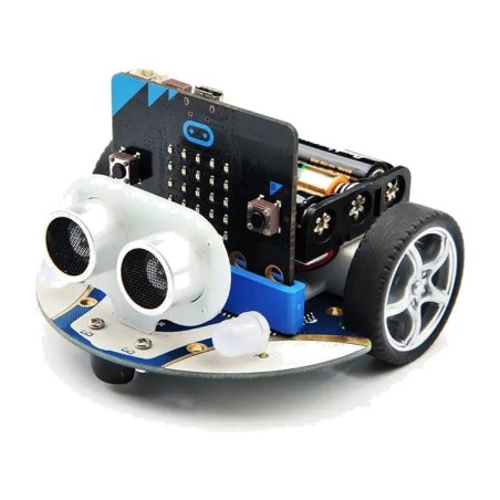 programabilni robotski avto z ultrazvočnim senzorjem, brez krmilne plošče smart-cutebot micro:bit