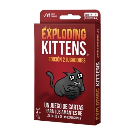 strategia- ja sattumakorttipeli 2 pelaajalle exploding-kittens