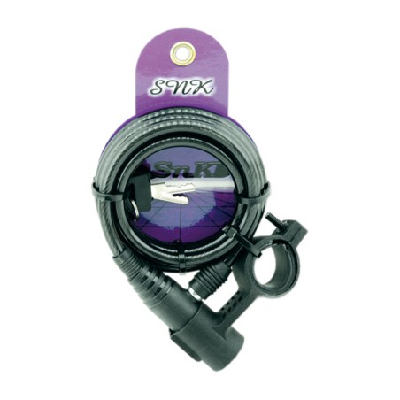 padlock, spiral btt, support at stem various sizes
