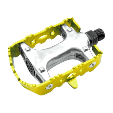 pedales de bicicleta mtb/ciudad xerama, cuerpo de aluminio y eje cr-mo, peso de 216g