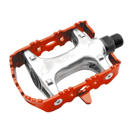 pedales de bicicleta mtb/ciudad xerama, cuerpo de aluminio y eje cr-mo, peso de 216g