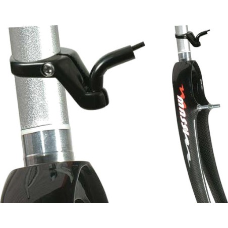 front brake cable housing support for cyclocross bikes