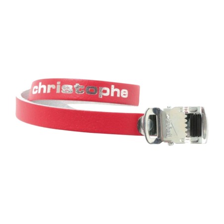 pedal leather strap set christophe 516 370 mm
