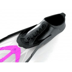 CRESSI Aletas de snorkeling PLUMA alta gama con pala insertada y calzante en goma elastómero | ACE 172033VAR