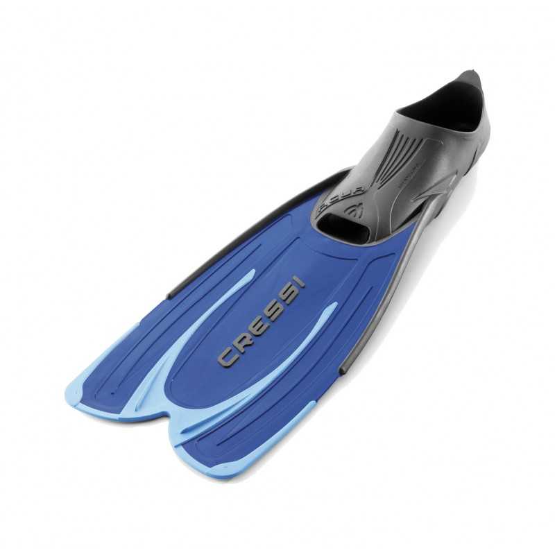 CRESSI Aletas de snorkeling alta gama | Aleta pala insertada Calzante en goma elastómero gran flexibilidad ACH 206235VAR