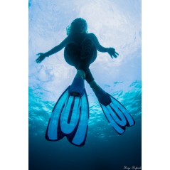 CRESSI Aleta de snorkeling alta gama | Calzante en goma elastómero flexible Polipropileno para un aleteo ágil y eficaz Homologad