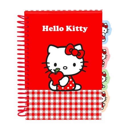 carnet a5 à couverture rigide hello kitty
