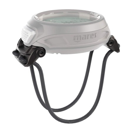 bungee strap mount for dive computer puck