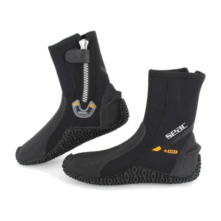 SEAC SUB Neoprene diving booties with zipper BASIC HD