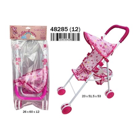 metal doll stroller, assorted models 48285