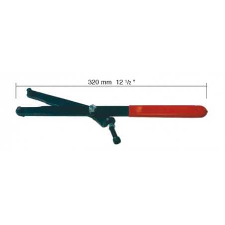 bloqueador universal de volante y poleas con pins 5/9mm - herramienta buzzetti