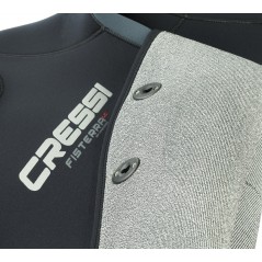 CRESSI Traje de buceo neopreno FISTERRA LC 5mm | Chaqueta y pantalón con peto CLK 489002VAR