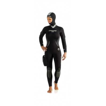 CRESSI NEOPRENE DIVING SUIT ICE DONNA 7mm CLQ 403101VAR