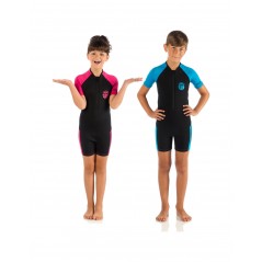 CRESSI Traje de buceo corto neopreno Little Shark para niños | Protección y flotabilidad en piscina playa FDG 0031VAR