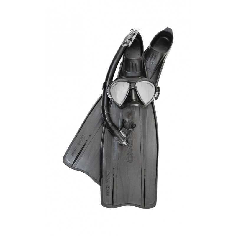 Mask + tube + fins kit  KIT PRO STAR (Pro Start + Matrix + Gamma)