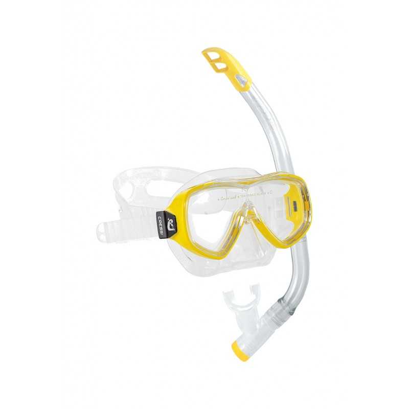 CRESSI Kit máscara y tubo ONDINA VIP (ONDINA + TOP) ADM 101013
