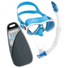 CRESSI Kit máscara y tubo MAREA VIP COLORAMA (Marea + Gamma) ADM 1000058