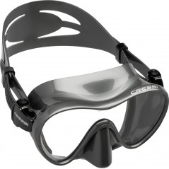 CRESSI Máscara de buceo F1 silicona monocristal | Frameless panorámica y polivalente ADN 291051