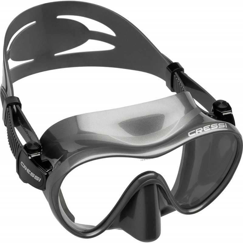 CRESSI Máscara de buceo F1 silicona monocristal | Frameless panorámica y polivalente ADN 291051