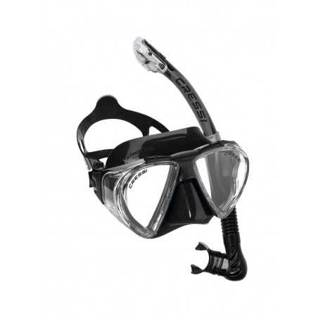 CRESSI Kit máscara y tubo alta gama PENTA + ALPHA ULTRA DRY ADS 323550