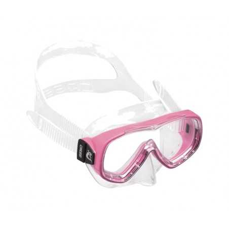 CRESSI Máscara de buceo para niños Piumetta silicona | Diseño optimizado adaptarse a la fisonomía infantil Hebillas integradas e