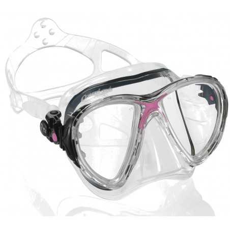 CRESSI Máscara silicona alta gama transparente EVO BIG EYES ADS 336040