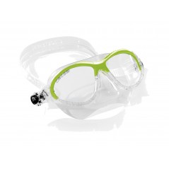 CRESSI Máscara silicona MOON KID para niños | Protección de ojos y nariz en el agua Cristales anti-UV Hebillas microrregulables 