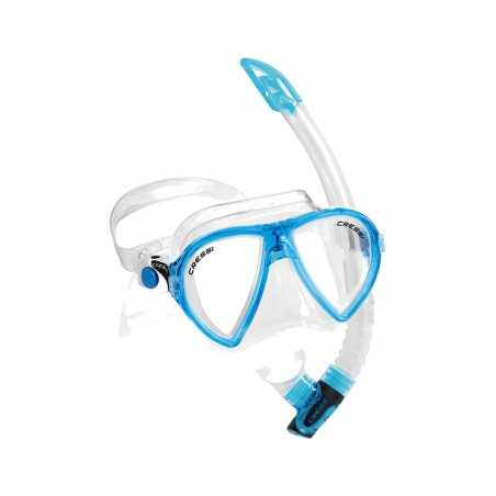 CRESSI Kit máscara y tubo OCEAN VIP (Ocean + Gamma) ADM 1000113