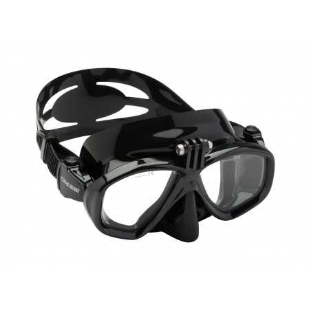 CRESSI Máscara de buceo ACTION con adaptador para cámaras Cam ADS 415050