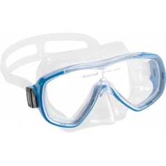 CRESSI Máscara de buceo y snorkeling ONDA silicona transparente | Diseño armonioso visibilidad ampliada Ajuste hermético en fiso