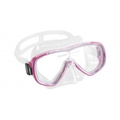 CRESSI Máscara de Buceo ONDA Silicona Transparente Hipoalergénica - Cristal Templado Inastillable Diseño Armonioso y Equilibrado
