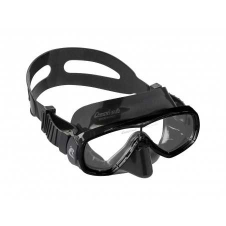 CRESSI Máscara de buceo y snorkeling ONDA silicona transparente | Diseño armonioso equilibrado para mayor visibilidad ADN 207150