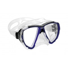 CRESSI Máscara de buceo BIG EYES silicona transparente alta gama con visibilidad extraordinaria en todas las direcciones ADS 261