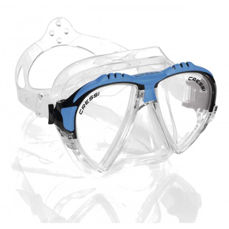 CRESSI Máscara de buceo y snorkeling silicona transparente alta gama - MATRIX ADS 301020