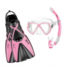 Kit fins mask dive tube  X-ONE PIRATE