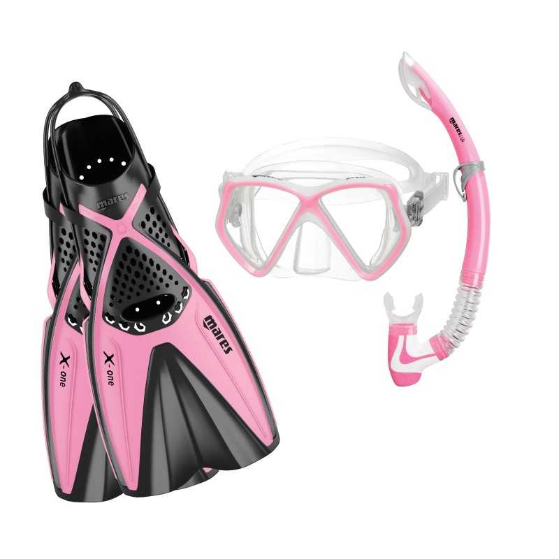 Kit fins mask dive tube  X-ONE PIRATE