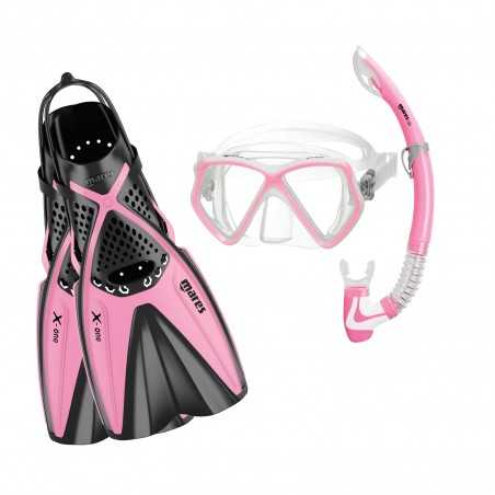 MARES Kit aletas mascara tubo de buceo X-ONE PIRATE 410759