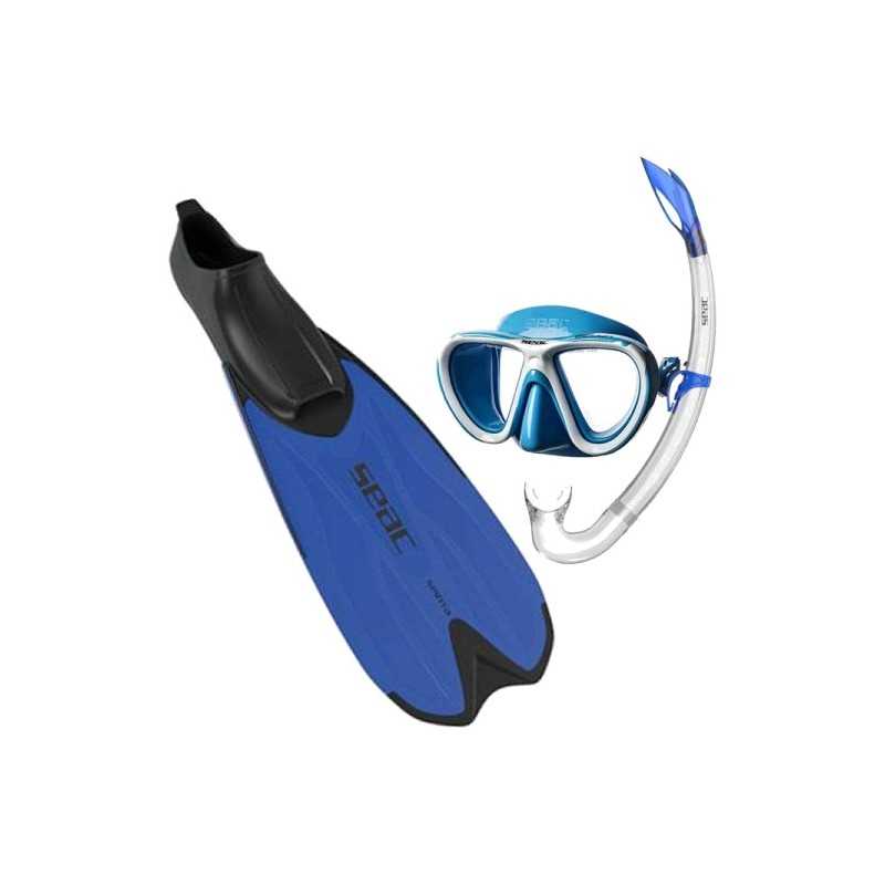 SEAC SUB Kit aletas mascara tubo de buceo SPINTA LSR 0890058160VAR