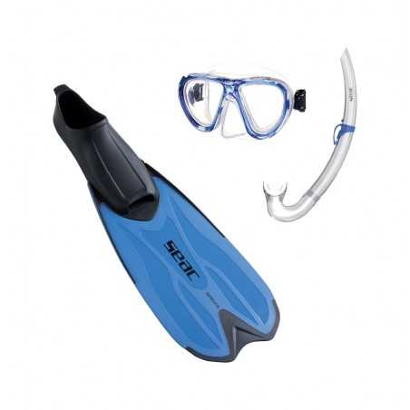 SEAC SUB Kit aletas mascara tubo de buceo SPINTA MIX 0890059160VAR