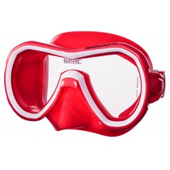 Mask diving glasses  GIGLIO MD S/R ROSSA, SILICONA