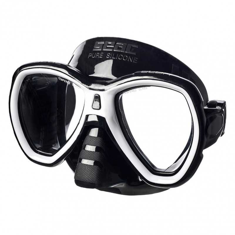 SEAC SUB MASK DIVING GLASSES ELBA S/BL 0750041003524A