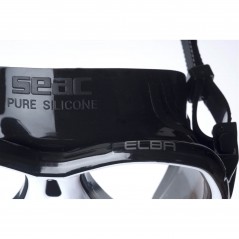 SEAC SUB MASK DIVING GLASSES ELBA S/BL 0750041003524A