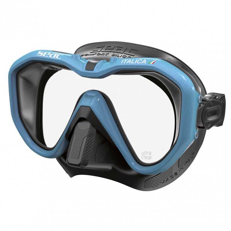 Mask diving glasses  ITALICA S/BL CHIARO METAL