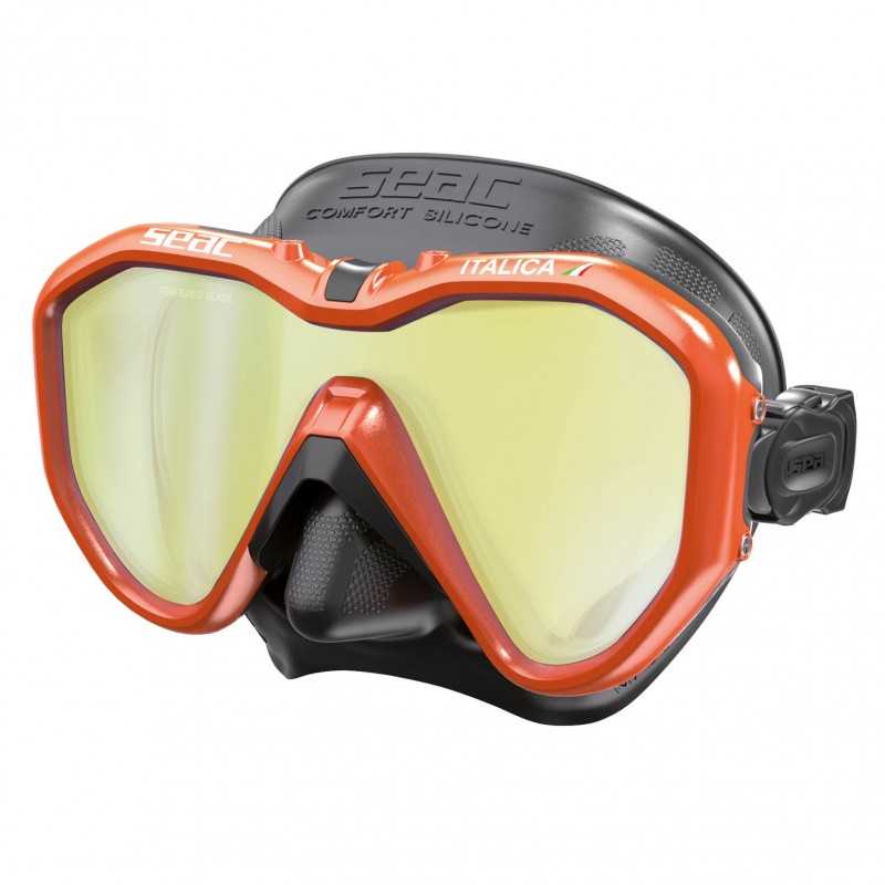 Mask diving glasses  ITALICA A S/BL CRISTALES ESPEJO