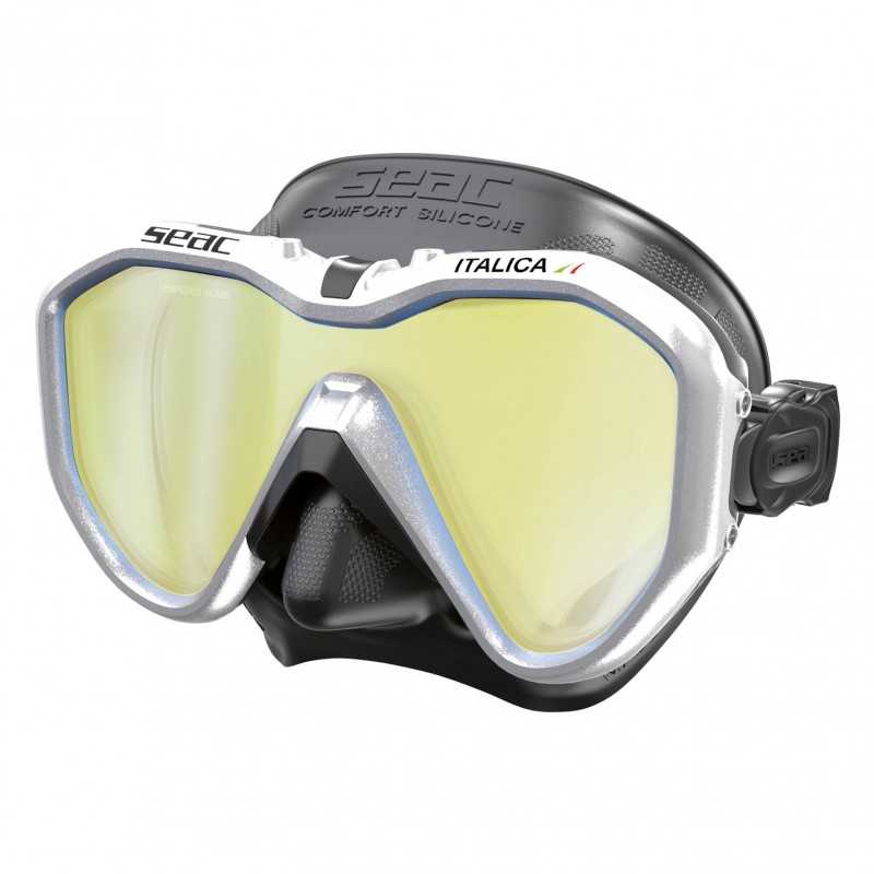 Mask diving glasses  ITALICA A S/BL CRISTALES ESPEJO