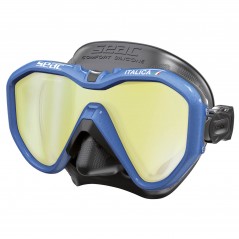 SEAC SUB MASK DIVING GLASSES ITALICA A S/BL CRISTALES ESPEJO 0750054004180A
