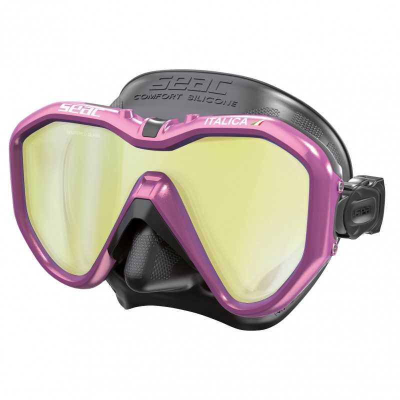 Mask diving glasses  ITALICA A S/BL CRISTALES ESPEJO